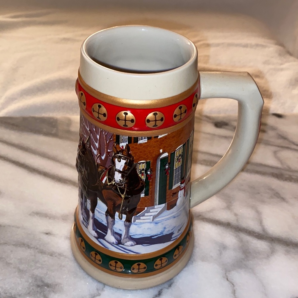 Budweiser holiday mug